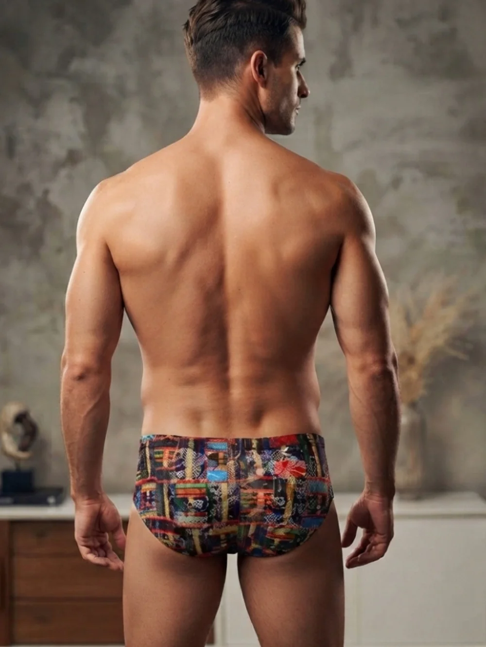 Cosabella Abstract Print Men's Comfort Micro Briefs